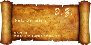 Duda Zelmira névjegykártya
